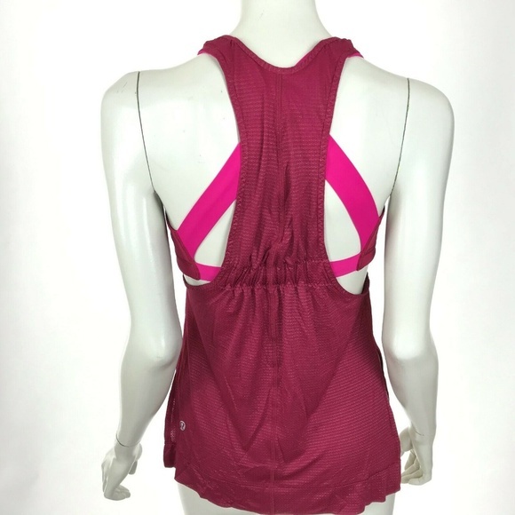 Lululemon Stash It Tank Bumble Berry Yoga Womens‎ 4 - Picture 8 of 8